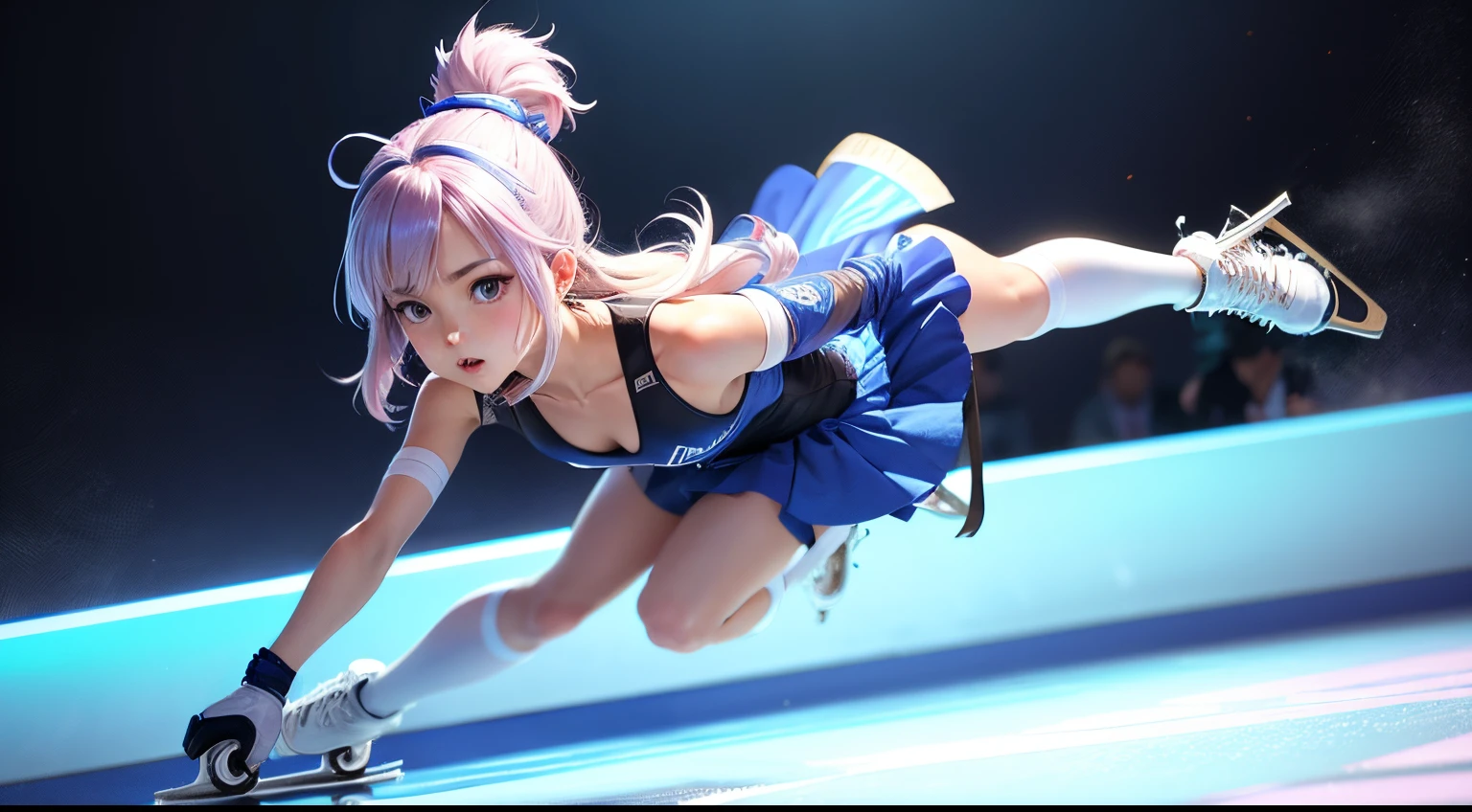 Anime Girl in Ice Skating Shows