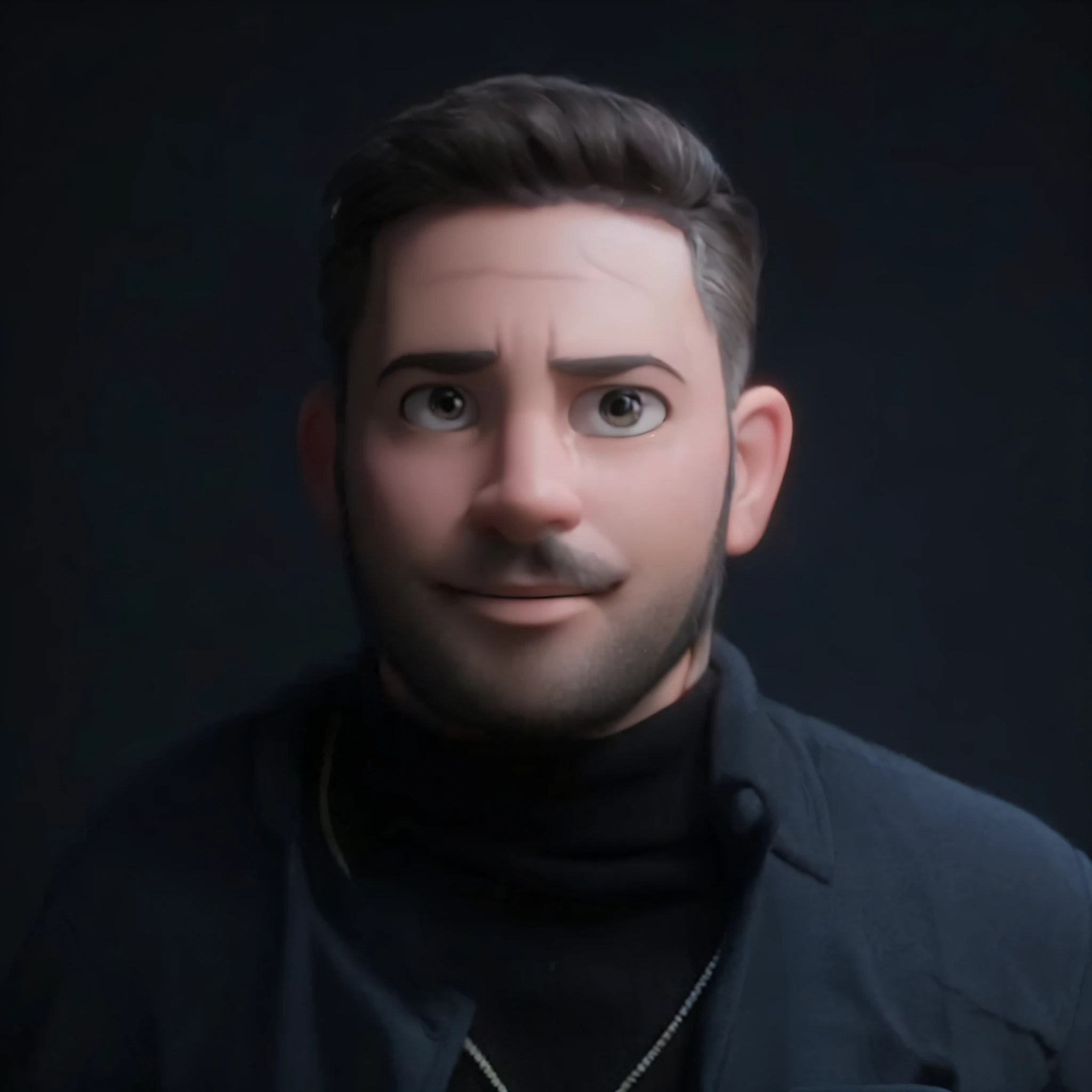 My photo style default photo, transformar em pixar desenho animado da disney, with the same characteristics as the original photo, but funny