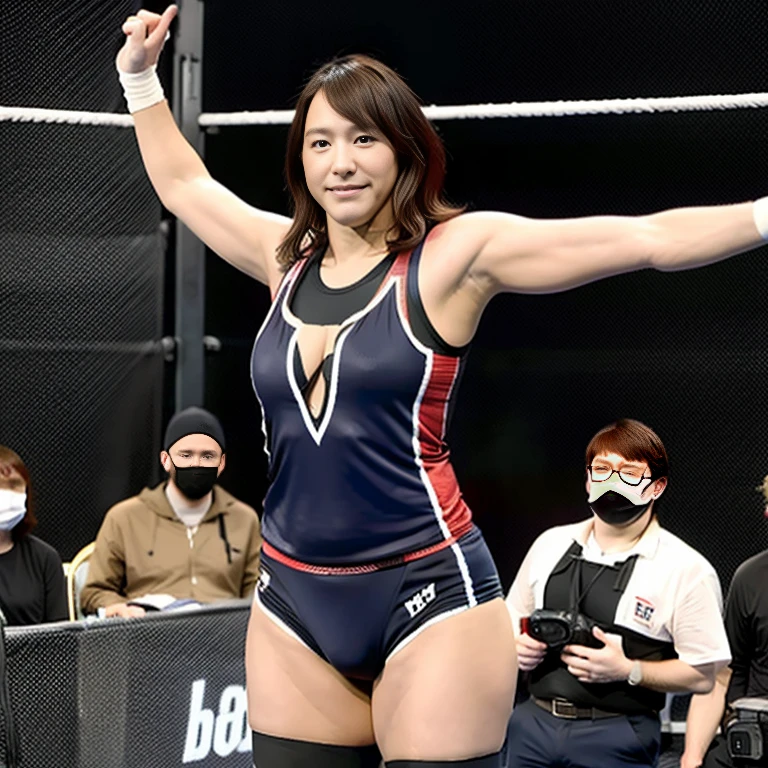((genitalia)),((teats)),Female professional wrestler'delicate parts