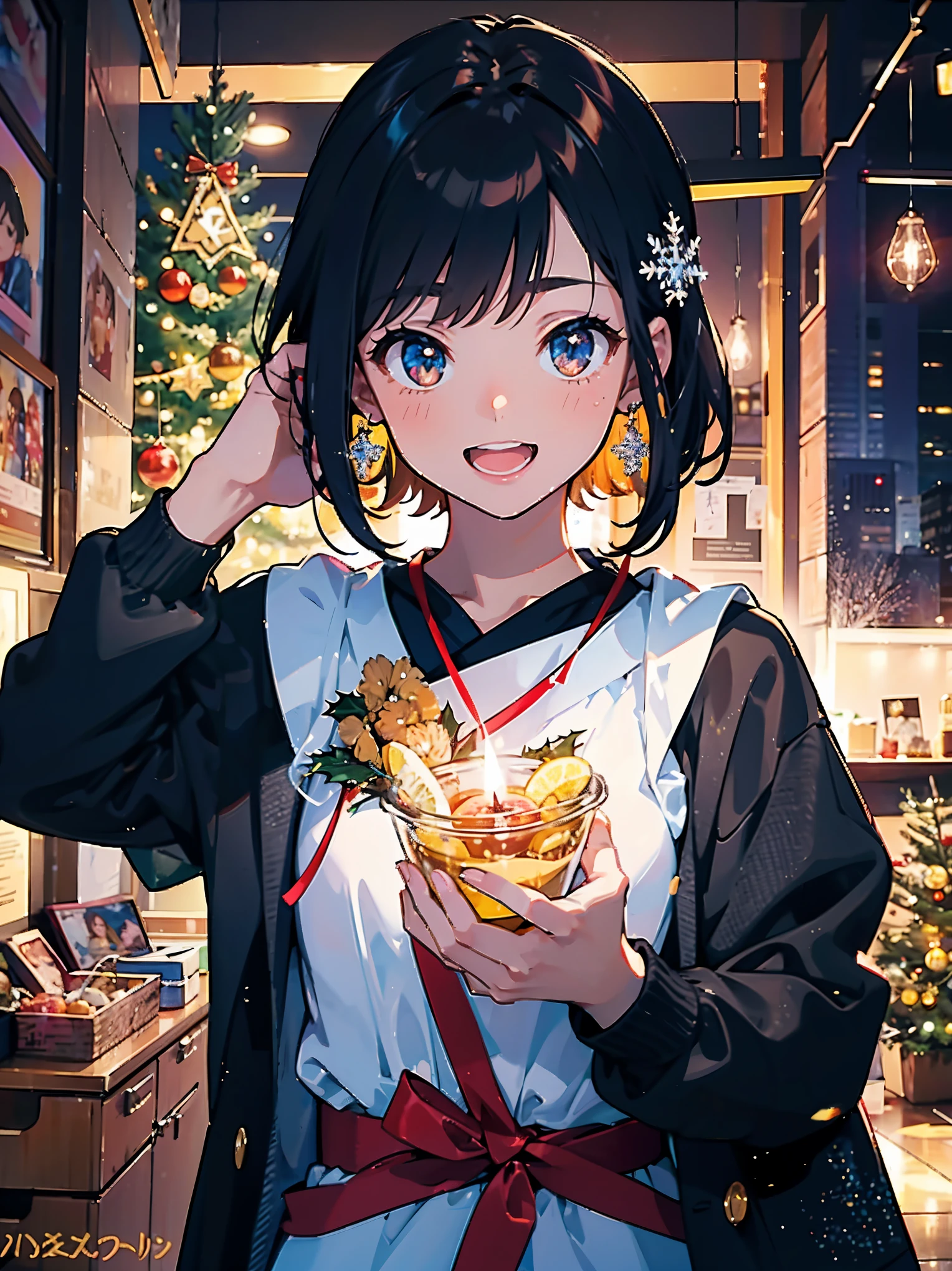 (best quality,4k,8k,highres,masterpiece:1.2),ultra-detailed,realistic,gifts,table,Christmas tree,decorations,wrapping ,bows,ribbon,presents,holiday spirit,vibrant colors,warm lighting,cozy atmosphere,toys,cards,candles,snowflakes,joyful,celebration,exquisite details,exciting surprises,shiny ornaments,sparkling tinsel,beautifully wrapped,excited children,anticipation,festive mood,magical ambiance,delightful moment,wonderful memories,family gathering,cheerful faces,Christmas magic,extravagant,abundance of presents,HDR,UHD,studio lighting,ultra-fine painting,sharp focus,physically-based rendering,professional,vivid colors,bokeh