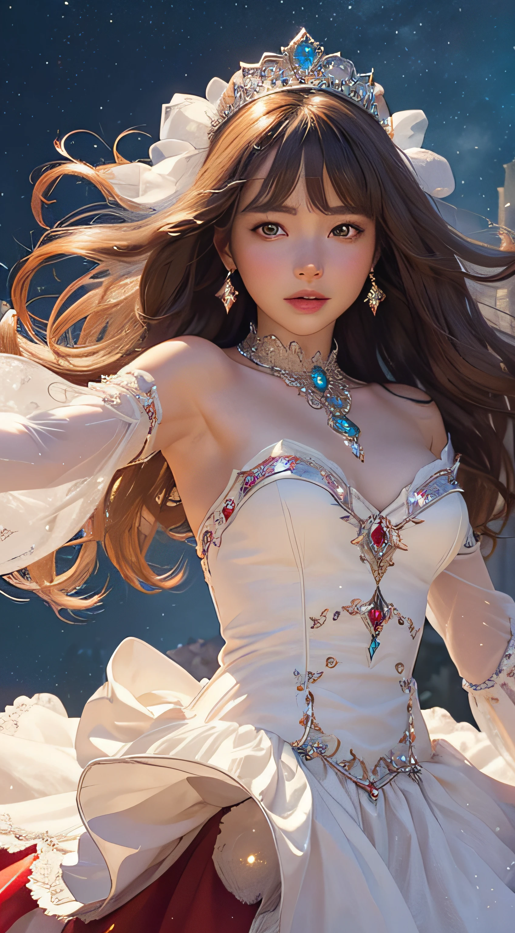 The best masterpiece ever、Beautiful beauty, 3D 2D, rich,skirt, stockings, High heels, Star、(Very detailed CG Unity 8K wallpaper),(masterpiece), (Highest quality), (Very detailed), (Best Work),(Best Shadow), (sharp eyeliner, eye shadow, fine eye:1.1), (超High resolution,Realistic,Realistic),(8K,RAW Photos),Mature Woman、Sensual curves、Huge breasts、Thighs、bubble、Ass masterpiece, full body shot, Beautiful woman, Captivating smile, Thick lips, plump lips, blush, Looking at the audience, Provocative expression, Beautiful hairstyle, Cleavage, plump、Curvy Hips、Attractive face、An inviting gaze、Expressing emotions、(((Sexy Dress)))、Gorgeous Accessories 、colored feather, metal ornaments, colored Flowers, particle, Light, (1 Girl:1.3),(Fractal Art:1.1),(colorful:1.1)、(Flowers:1.3),Most detailed, (Dynamic pose), (Abstract background:1.3), (Shiny skin), (Many colors :1.4), ,(Earrings:1.4), (feather:1.4),Mr.々Hair style,Gold headband,Ample breasts,Greek clothing,Tulle covers the chest,perfect balance, Costume details Details,marble,cinematic Lighting, Film Grain, High detail, Openwork decoration,(((Colorful high-end dresses)))、(((Anatomically correct body))) ,Big Breasts,Cowboy Shot, blush, (((1 Girl))), Perfect Face, (((Highest quality))), (Very detailed), detailed face and eye, (alone), High resolution、Beautiful eye,(((Sexy pose)))、(((Well-formed big breasts)))、((Beautiful eyes))、luxury、(((超High resolution)))、(((Detailed Description)))、(((Body parts that correspond to anatomical structures)))、Beautiful long lashes、Balanced body type,The legs and arms are just the right size、Fishnet tights、glamorous、(((Clear white and black eye)))、lipstick、(Undistorted face, eye, body)、jewelry、gem、(Long, curly, beautiful eyelashes)、(((Well-balanced beautiful breasts)))、(transparent, Exquisite skin:1.2)、(((Perfect glamorous body)))、Actress's face、Super beautiful、Cute Smile、Healing beauty、Flower Shower、(((Perfect Eye)))、Realistic depiction、super sexy、Shiny、glamorous、Excellent shadow correction、(((Unblurred eye)))、(((plump face)))、Cute face 、(((shining skin))) 、(((Gorgeous long dress)))