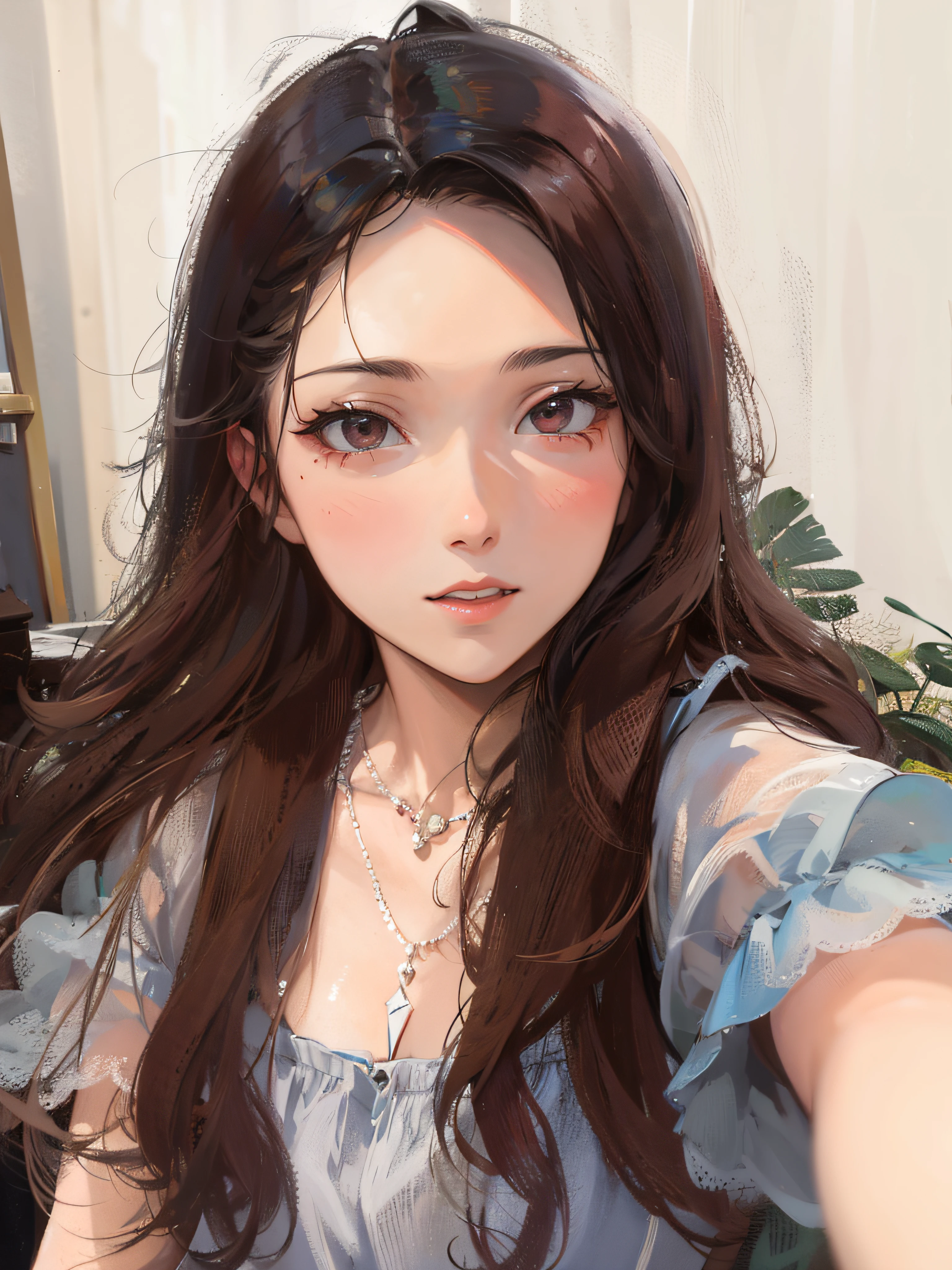 one-girl，Round eyes