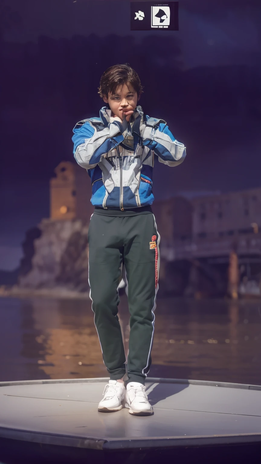 Boy on the water