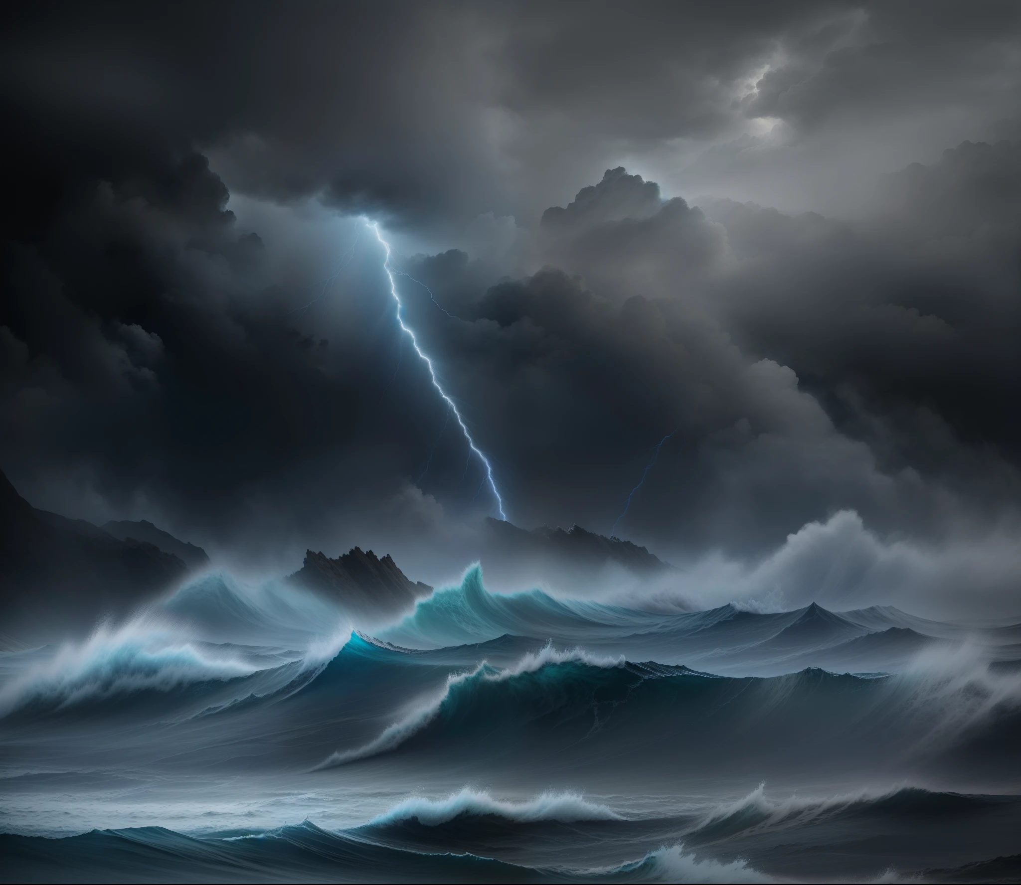 rough sea,There are lightning and waves crashing in the distance, sea storm, Wild sea storm at night, sea storm, ocean storm, stormy sea, rough sea, night sea storm, The turbulent sea of doomsday, violent stormy waters, Storm background, stormy coast, rough sea, stormy background, violent storm at sea, in a storm, Dramatic storm scenes