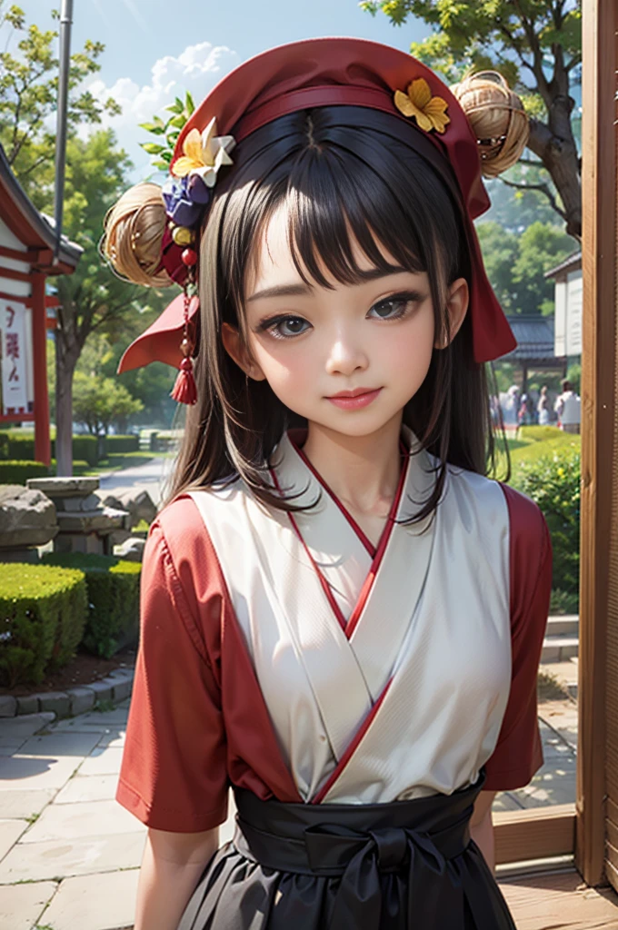 masterpiece, top-quality, detaileds, Woman in blue dress standing in front of crowd and smiling, Japanese portrait , chiho, Larisa Manobal, a young asian woman, tzuyu from twice, taken with canon eos 5 d mark iv, the face of a beautiful Japanese girl, cute young woman, Tropical islands, square