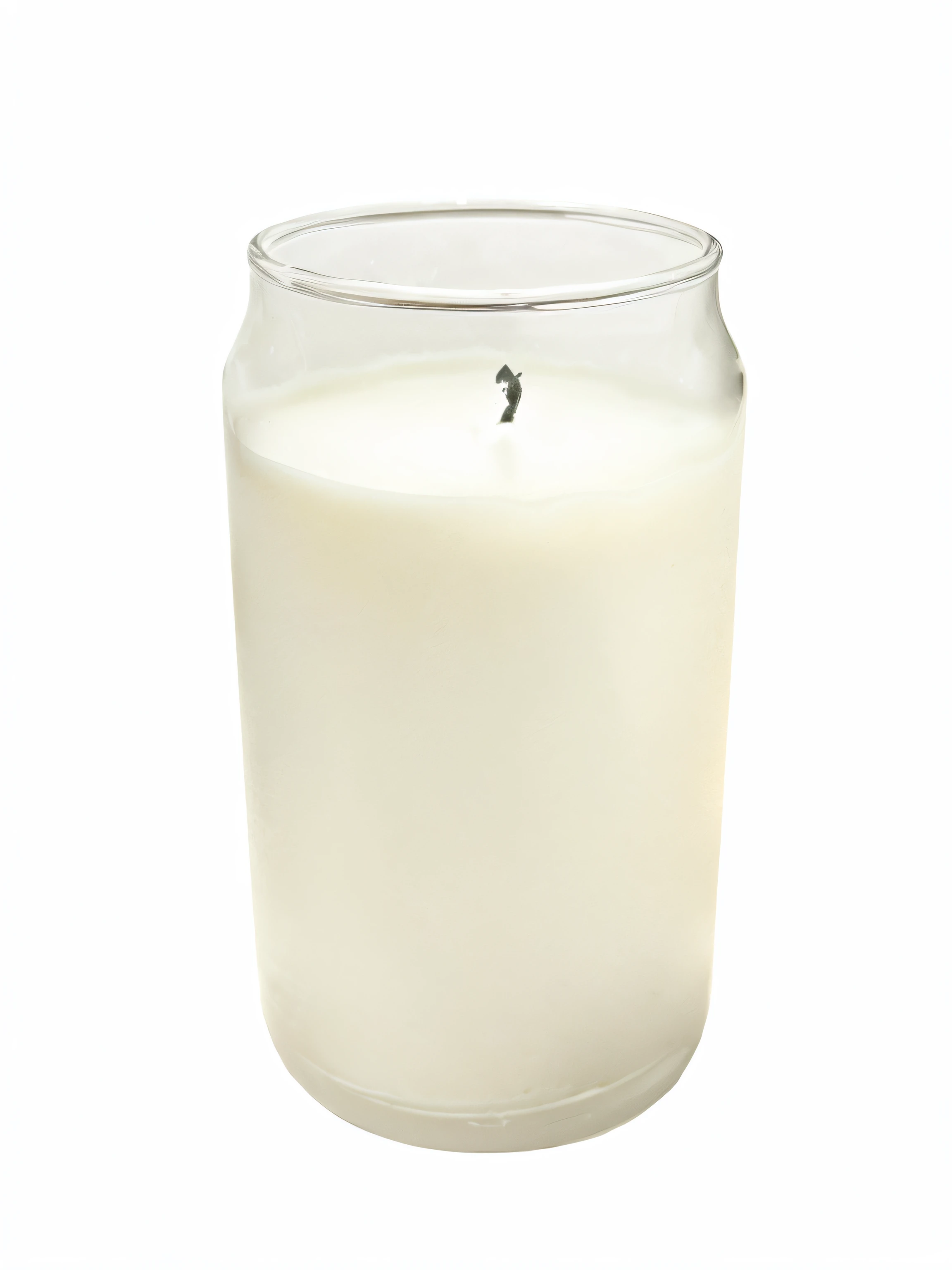 there is a glass of milk with a candle in it, candle, candle wax, lantern candle, waxy candles, candle dripping white wax, candle volumetric, white candles, candles, candle lit, natural candle lighting, made of glazed, candle dripping wax, candles!, mundane, glass of milk, candle lightning, white wax, rip, softly lit