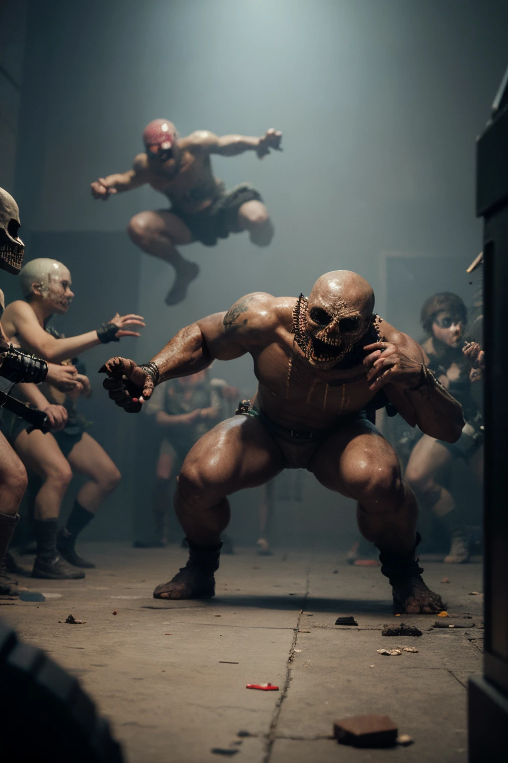 ((best quality)), ((masterpiece)), (detailed), perfect face, Design a pixel art animation of an undead protagonist fighting against other undead creatures, their pixelated forms engaging in a pixelated battle for survival. Use a retro video game aesthetic to create a sense of nostalgia and excitement.