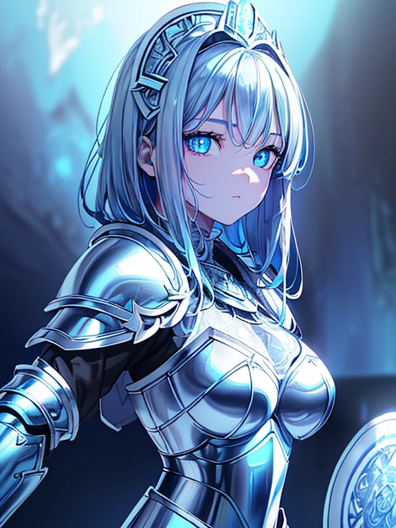 ((masterpiece、top-quality:1.5、a high chroma:1.5、ultra-detailliert、high-resolution illustrations:1.5、Ultra-high-definition CG、8k size wallpaper、offcial art))、(highly colorful:1.5),(front view:1.8),(1girl),(Princess knight),(Cute little girl s:1.5)(Shining red eyes:1.5),(Beautiful face:1.5,Beautiful eyes:1.5)、(close to viewer:1.5),
(clear face:1.3)、(sexy body),((Detailed fantasy 、white plate armor:1.5)),((intricate detailes,detailed plate armor)), (Beautiful plate armor in every detail),(medium breasts:1.5),(Shining blue eyes:1.8),(Shining blue eyes:1.8)、(upper body:1.8)、(metal shine:1.5),white plate armor ,Fantasy,云、colourfull