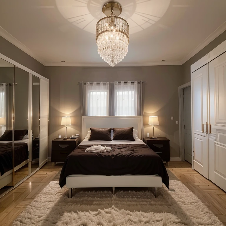 Décoration très de luxe d'une chambre 5 étoiles très moderne