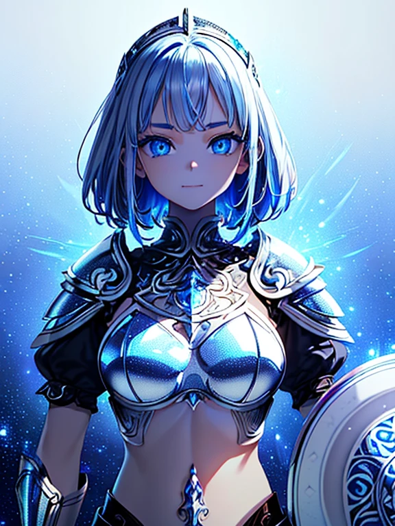 ((masterpiece、top-quality:1.5、a high chroma:1.5、ultra-detailliert、high-resolution illustrations:1.5、Ultra-high-definition CG、8k size wallpaper、offcial art))、(spiral of light),(highly colorful:1.5),(front view:1.8),(1girl),(Princess knight),(Cute s:1.5)、(Shining blue eyes:1.5),(Beautiful face:1.5,Beautiful eyes:1.5)、(close to viewer:1.5),
(forced smile:1.3)、(sexy body),((Detailed fantasy 、white plate armor:1.5)),((intricate detailes,detailed plate armor)), (Beautiful plate armor in every detail),(medium breasts:1.5),,(Shining blue eyes:1.8)、(upper body:1.8)、(metal shine:1.5),white plate armor ,Fantasy,云、colourfull