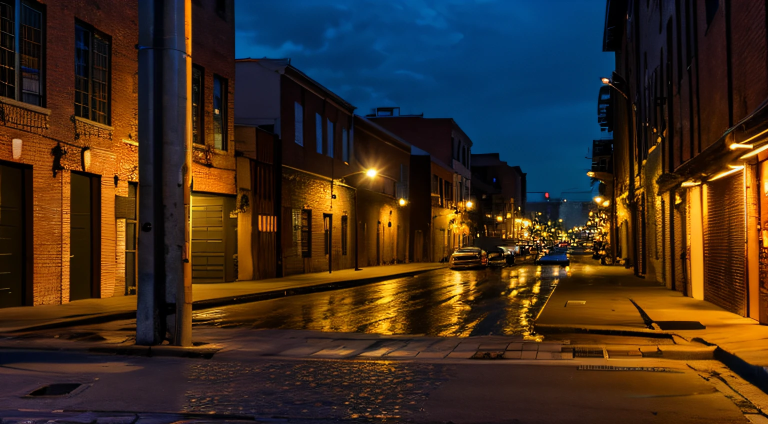 Warehouse District, Night