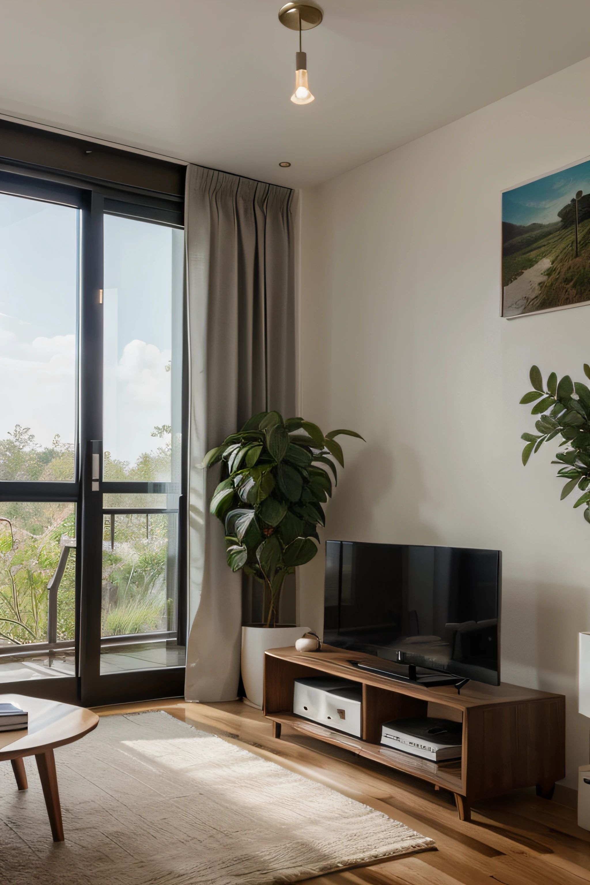 Interior design that blends well with nature in a modern atmosphere