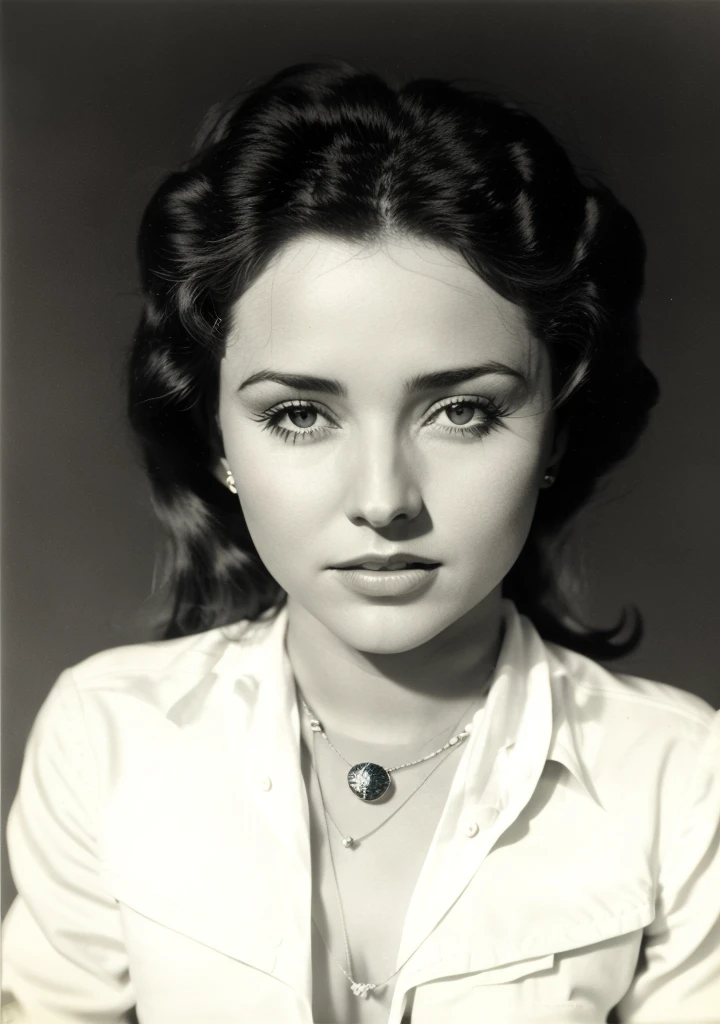 arafed photo of a woman with a necklace and a necklace, in her early 20s, linda wilder, magda torres gurza, marianne collins, 1 9 7 5 photo, georgia anne muldrow, dolores abernathy, barbara hammer, 1 9 7 0 s photo, 1970s photo