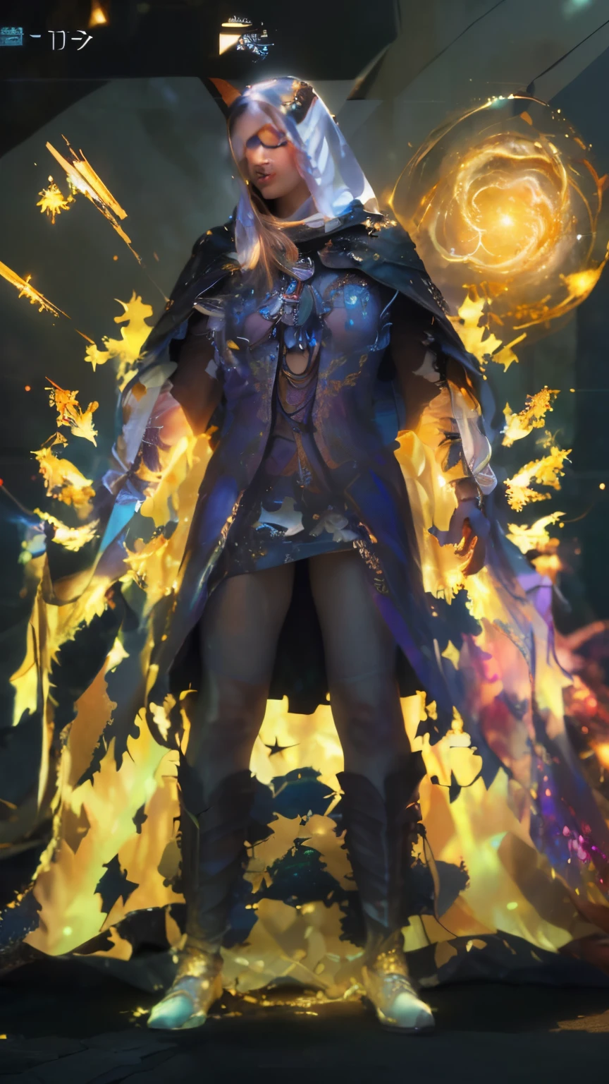 (masterpiece, top quality, best quality, official art, beautiful and aesthetic:1.2), (1girl), extreme detailed eyes, (fractal art:1.3), colorful, highest detailed, (perfect face), shiny skin, HDR, (white cloak golden lines:1.2), galaxy, (light streaks), striking visuals, (dynamic streaks, luminous trails:1.2), vibrant colors, (phoenix), (dragon)