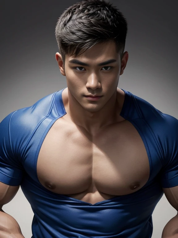 masseter membrane、well built、Asian people、male people、25 age old、cool guy、chest muscle、Brush cut、gay twinks、 scantily clad、cool guy、muscular eyed beauty、Introduction to Hyde&#39;s entry and exit.、NS rich sizes、Authentic texture、fully body photo、T-word、large bulge、Big bag、obvious cleavage、Rugby player、soles of feet、pioneer、lay on back、ssmile、Portrait photos、profesional lighting、8K分辨率、beautifuldetails、ultra - detailed