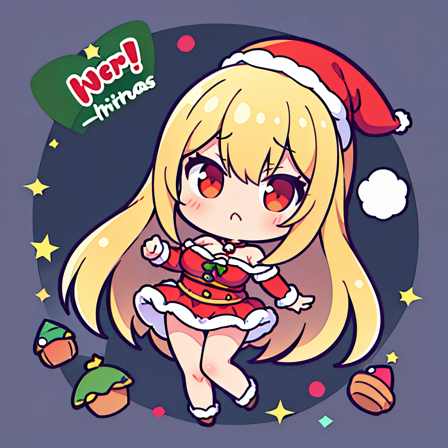 mujer rubia , pelo largo rubio , rubia , cuerpo completo , grandes tetas, gran trasero, voluptuoso, piernas abiertas , pose sexy , escote , Christmas hat , Christmas Clothes, nieve , christmas red lingerie, sonrisa