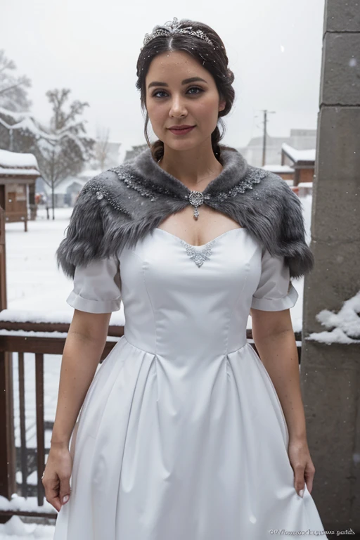 glacila 35 years old snow queen imperial dress