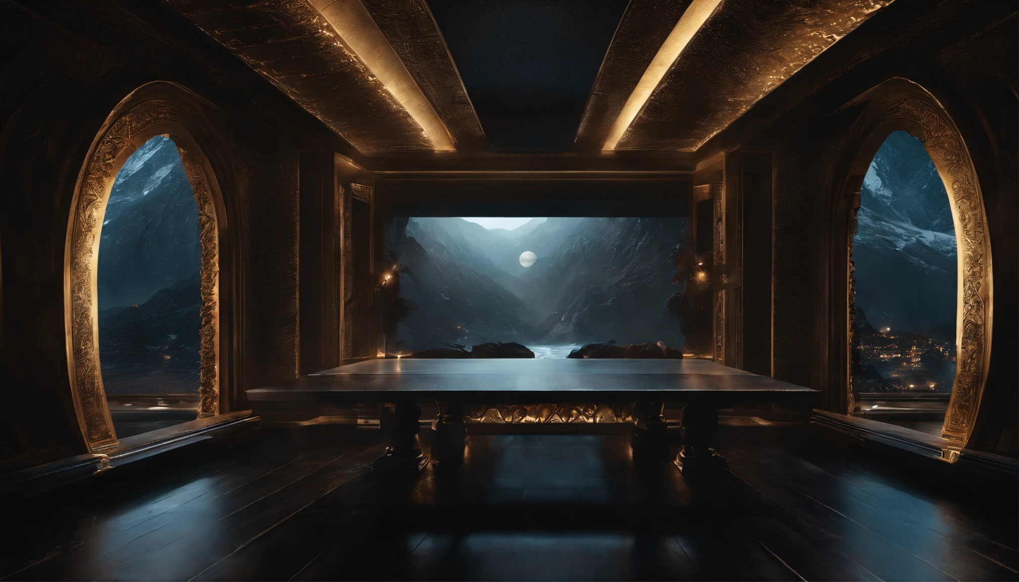 medieval science fiction scene，glowing effect，natta，solid black background， Highly detailed and ultra-realistic visuals，oc rendered，Shot using 70mm-AR，Hyper-realistic，Ultra photo realsisim，super-fine，artworks，电影灯光，cinematic perspective