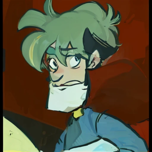 Tycho from poker night at the inventory wearing a scarf