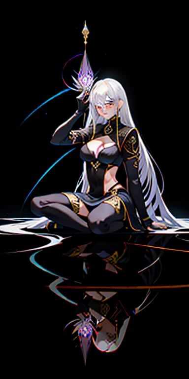 Beautuful Women,swordsman,Guarding the Black Lotus, light particules, llight rays, Wallpapers,