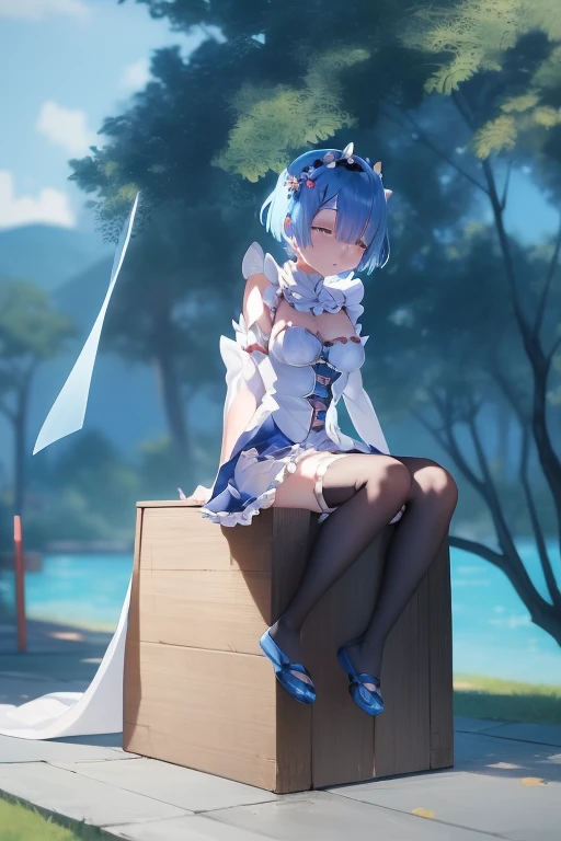 (1 tiny human Sage girl, girl with anatomically perfect body, ultra-detailed hands, Perfect hands, ultra-detailed face, sharp eyes, pale skin:1.3), (magic tiara, white off-shoulder tulle dress, white tiered skirt, leather belt, yellow gloves, boots:1.3), (layered light-blue short cloaks:1.4), (have to pee, strong need to pee, want to pee, leak transparent peeing, pee incontinence, pee flowing lower limbs, sweat:1.5), (no choice but to pushing crotch and skirt, twisting uncomfortably:1.8), (tightly bring knees together, spreading one's lower legs wide open:1.4), (erotic bending of the torso:1.3), (leaning forward:1.4), (half squatting:1.0), (shiny purple long straight hair, blue eyes, no pupils:1.3), (fantasy, outdoors, grassy field, noon, clear skies, public toilet hut right next to girl, very bright:1.4), (blush, half-open mouth, breathless, half-closed eyes, head tilt, looking away:1.3), (closed eyes:1.2), (Best Quality, masterpiece, 8K, ultra detailed, strong light coming in:1.4), (grassy field:1.0), (public toilet hut:0.9), full body, nsfw
