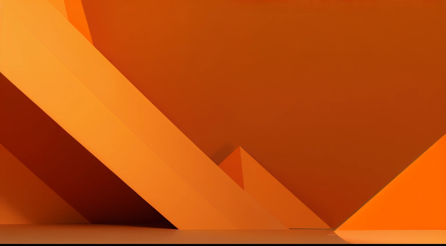 geometric forms orange wallpaper 4k, Ultra HD.