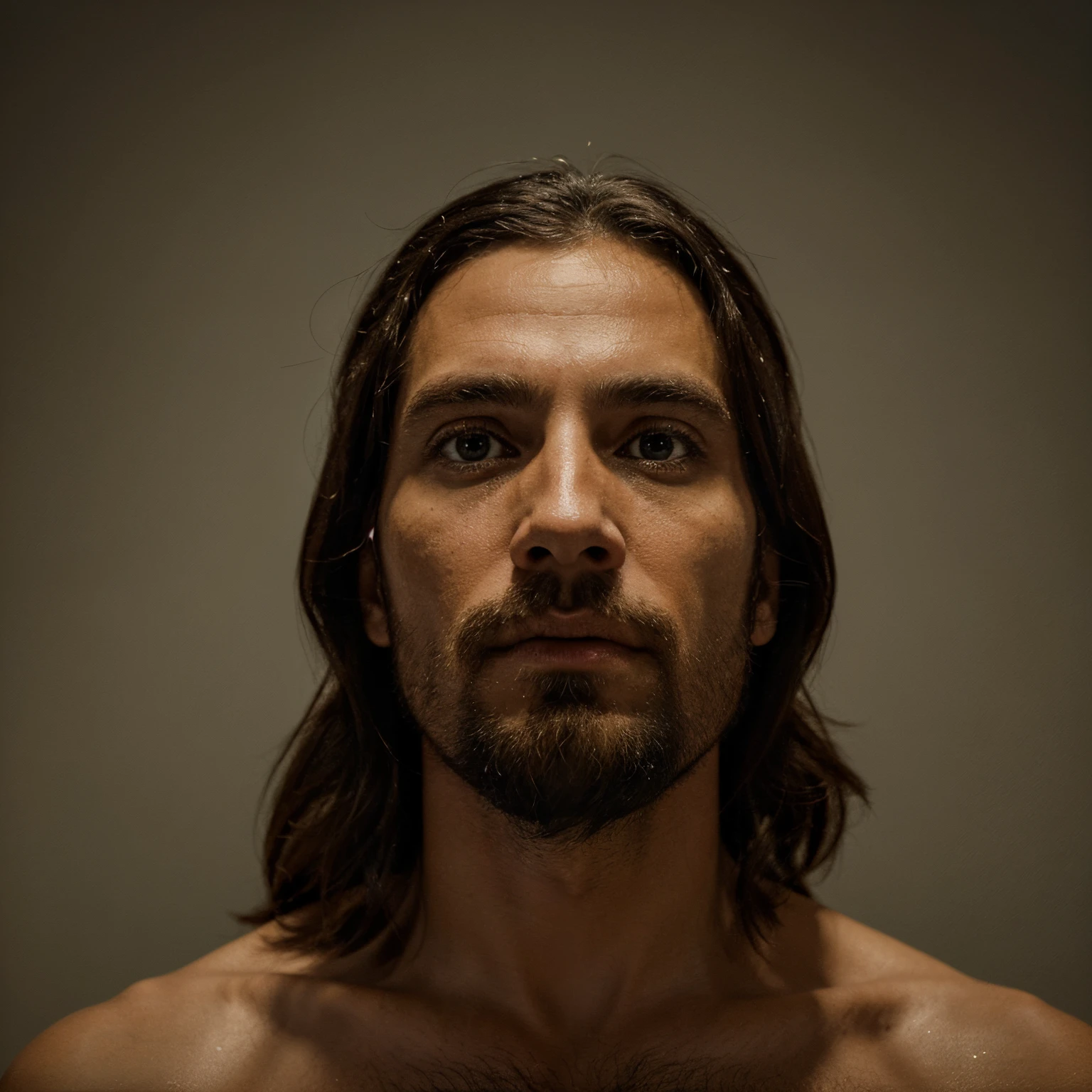 Find a copyright-compliant image of Jesus Christ or a public domain image to use as a base. Make sure it is an image with good quality and resolution.
