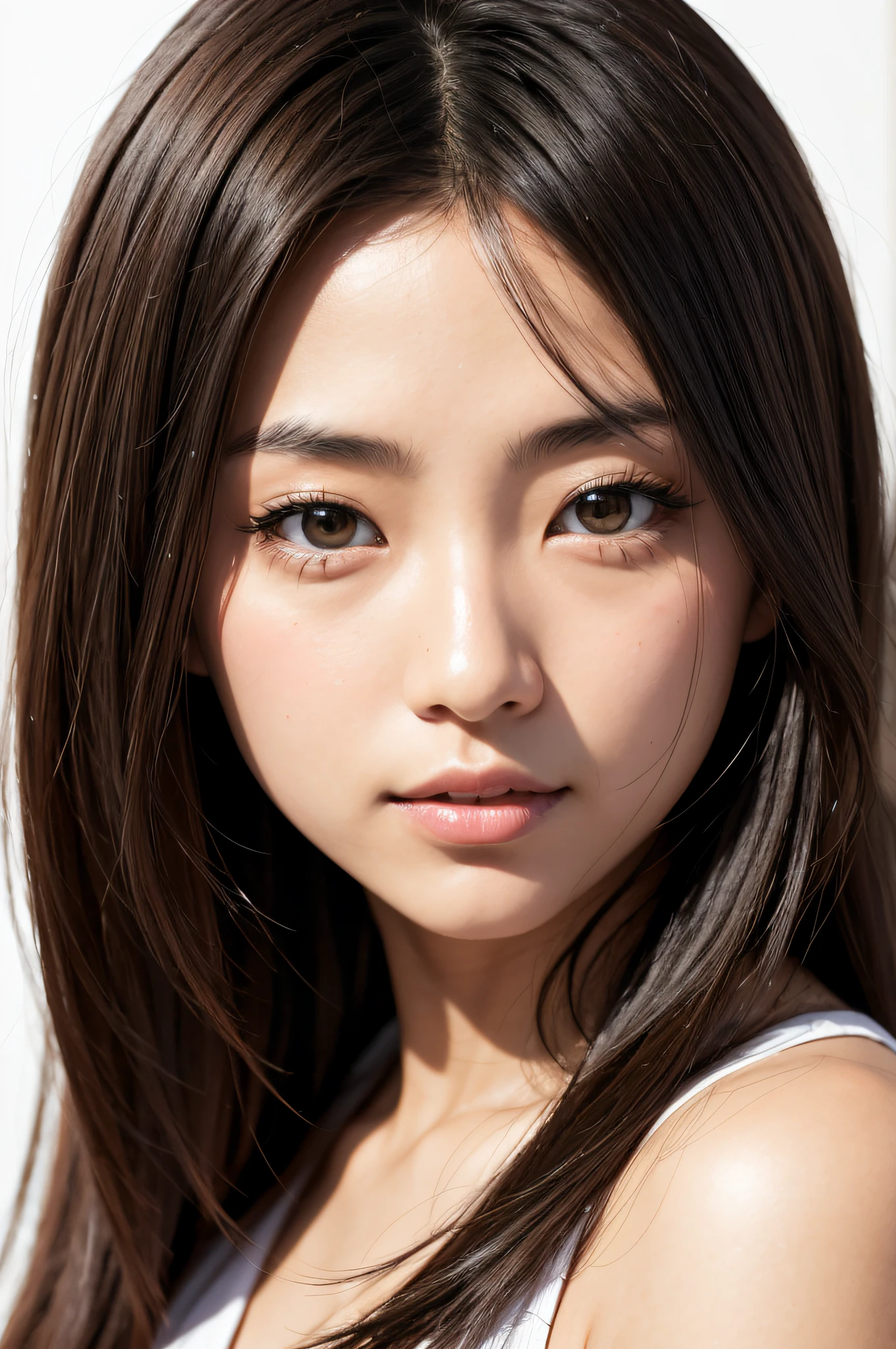 Please create beautiful Japanese women'face without model.