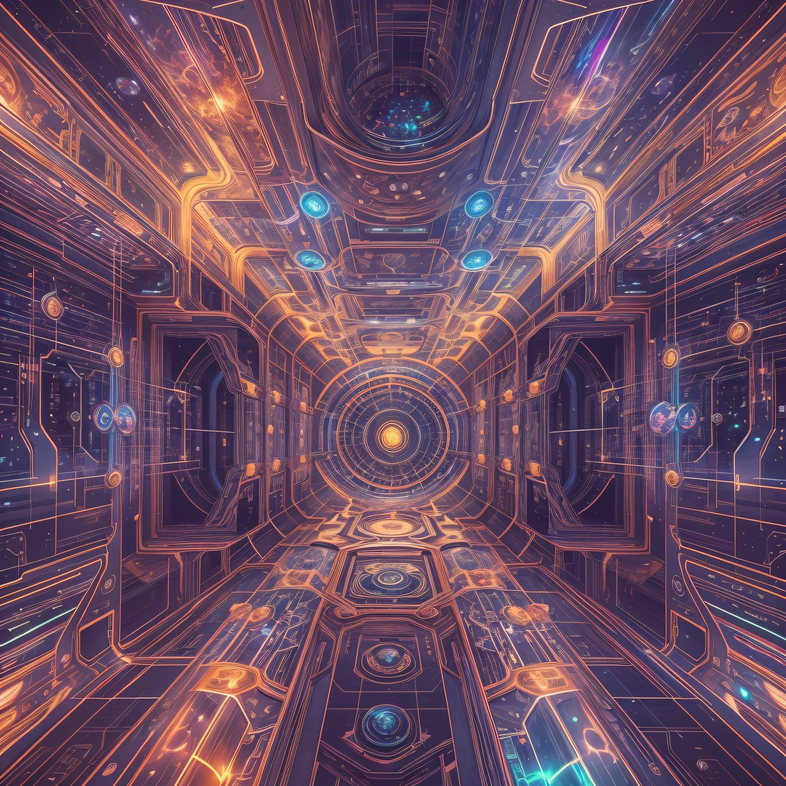 A parallel universe with a hypercube with mass proportional to the universe, 4K, A high resolution, tmasterpiece:1.2), ultra - detailed, (actual,realisticlying,Photorealistic:1.37), A futuristic, glowing, Iridescent, multidimensional, Surreal, vivd colour, complex fractal patterns, complex geometry, ethereallight, Interstellar Travel, The possibilities are endless, puzzling perspective, cosmic energy, otherworldly landscapes, The space-time continuum, Mysterious portal, Exists across dimensions, swirles, Cosmic harmony, otherworldly beauty, technologically advanced civilization, Alien buildings, cosmic entity, Celestial constellations.