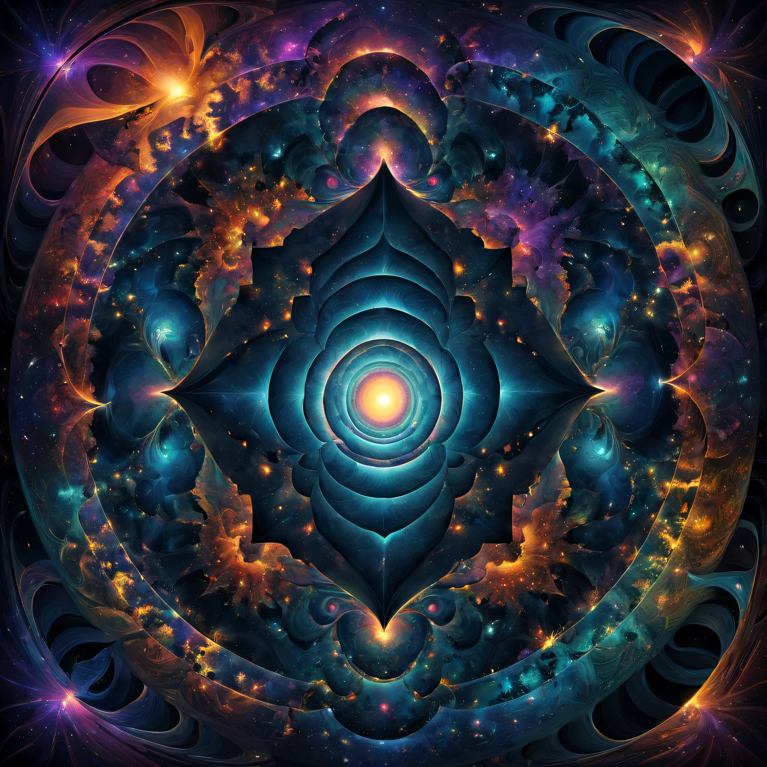 Weird multi-dimensional geometric shapes,Abstract,fractal shape,vivd colour,ethereal lighting,The is very detailed,Psychedelic,3D rendering,otherworldly landscapes,unconventional perspective,unpredictable patterns,truly a masterpiece,Ultra-detailed digital art,trippy visuals,transcendental experience,cosmic energy,Astral realm,Mathematical beauty,Infinitely complex structures,mind-bending fantasy,harmonious chaos,Fantastic atmosphere,surreal dreamland,hypnotic symmetry,Mysterious portal,Explore across dimensions,Celestial Geometry,Infinite dimensions,digital augmented reality,spectacular ,mind-changing reality,Perceptual shift,The possibilities are endless,interconnected universe,strange beauty,evocative abstraction,Sizes blend seamlessly