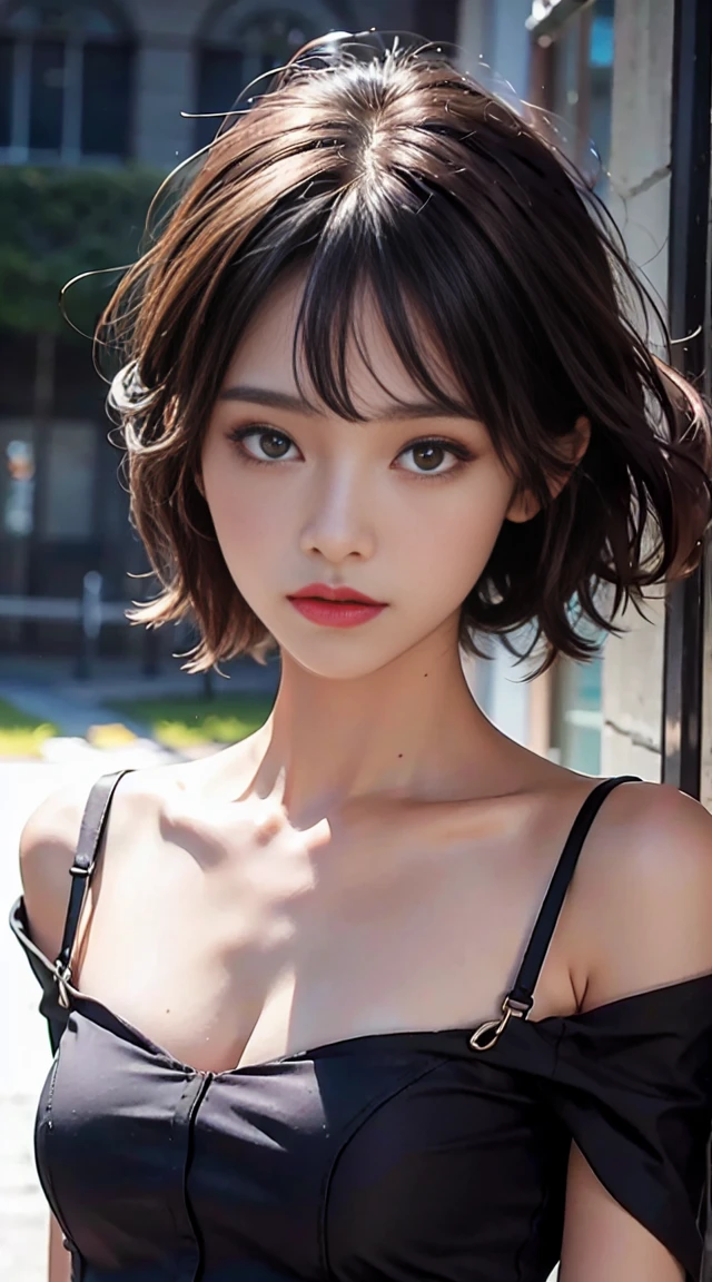 masterpiece:1.3), (8K, realistic, RAW photo, highest quality: 1.4), (1 girl), beautiful face, (realistic face), black hair, short hair:1.3), beautiful hairstyle, realistic eyes, beautiful and detailed eyes, (realistic skin), beautiful skin, (), confused, charm, ultra high resolution, 超realistic, very detailed, golden ratio、masturbation behavior