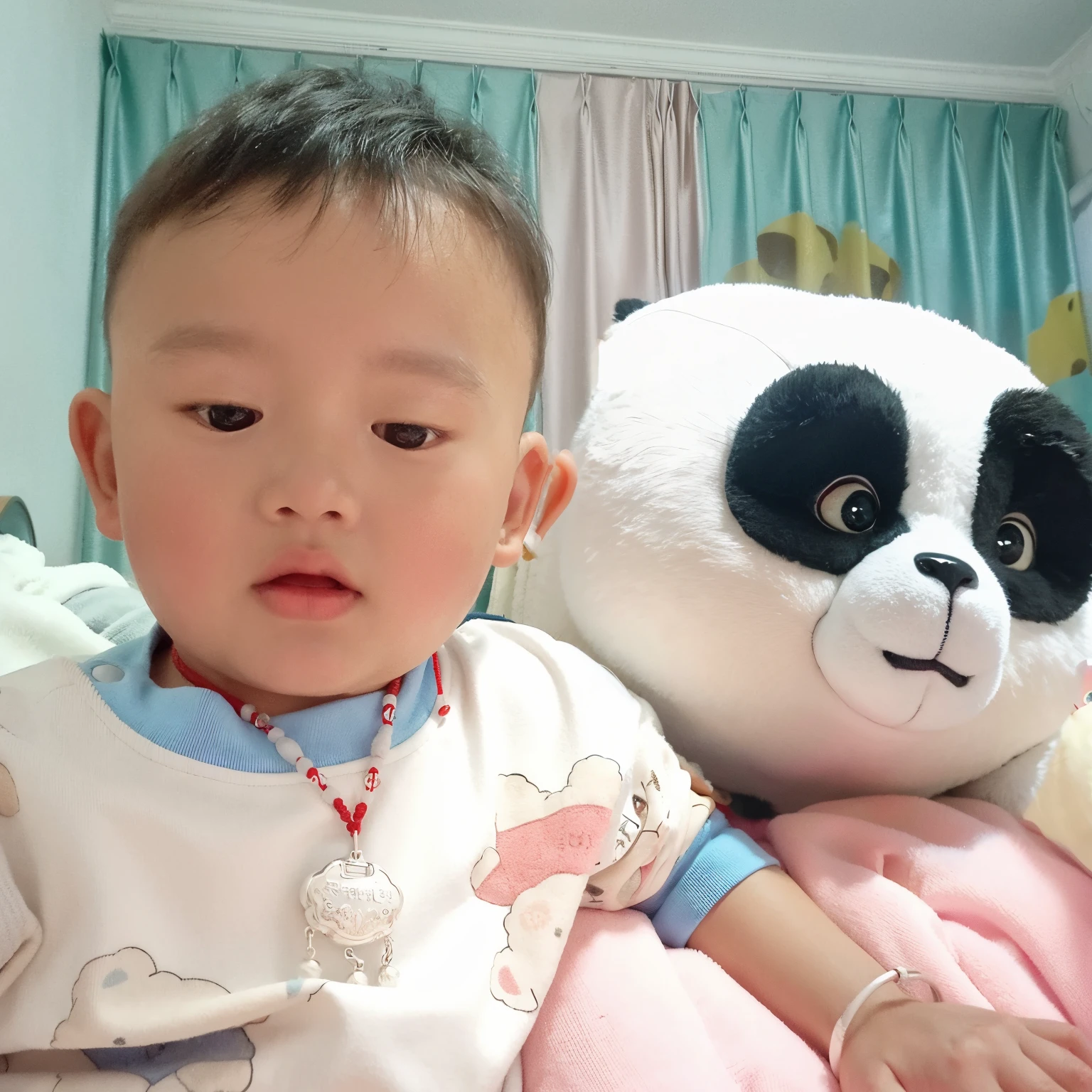 Chinese giant panda plush toy