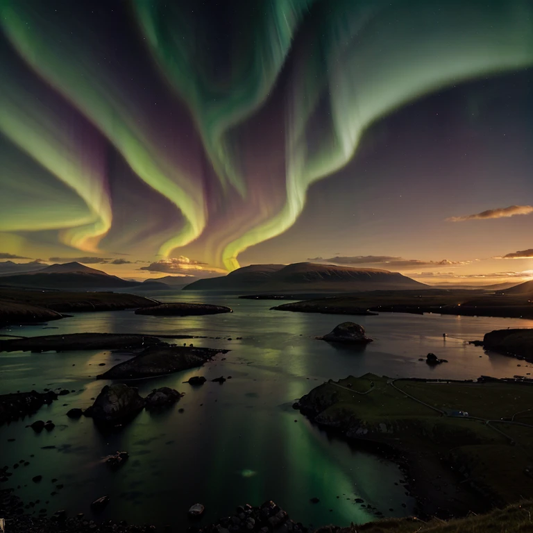 Schottland Aurora borealis