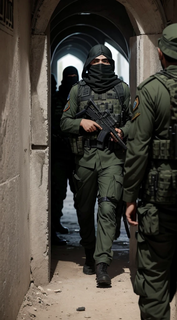 Deep within a tunnel, the Hamas military wing, Al-Qassam Brigade, gathered together. Following their commander's orders, each soldier was instructed to unveil their concealed faces. While the majority obliged, there was one defiant member who obstinately refused. The refusal piqued the curiosity of the entire unit, engendering an air of mystery. Finally, the enigmatic persona succumbed to the pressure and uncovered their face. The startling revelation left everyone in disbelief. It turned out to be none other than Ismail Haniyah himself, the Prime Minister of Palestine and the revered leader of Hamas. The astonishment was palpable, as nobody ever expected their very own leader to partake in the frontlines, actively engaging in jihad and fearlessly occupying the vanguard of the battlefield.