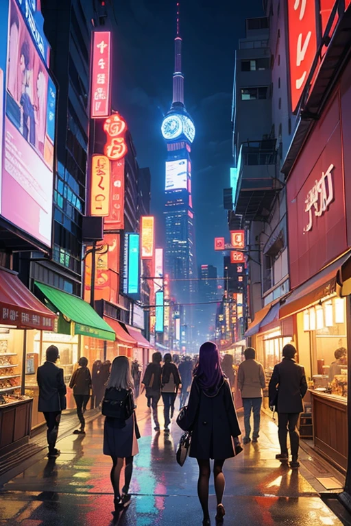 A city with purple buildings, topped with a clock tower. The buildings are vibrant and stand out from the surroundings. The clock tower is grand and intricately designed, adding a touch of elegance to the cityscape. The Madhouse Studio anime style is evident in the architectural details, with bold colors and exaggerated features. The inspiration comes from the anime series "Kurou". The city scene is reminiscent of Tokyo, with its bustling streets and neon lights. The animation movie screenshot from 2012 adds a nostalgic touch to the prompt. The cityscape is reminiscent of an animated movie, with vibrant colors and lively characters. The scene is set in Rio de Janeiro, inspired by the animated movie. The TV anime still captures the essence of the story, with its unique art style. The opening scene sets the tone for the anime, with its captivating visuals and art direction. The prompt embodies the Madhouse Studio anime style with its vibrant colors, distinctive character designs, and energetic atmosphere.