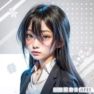 japanese girl, pretty girl, black hair, dark blue eyes