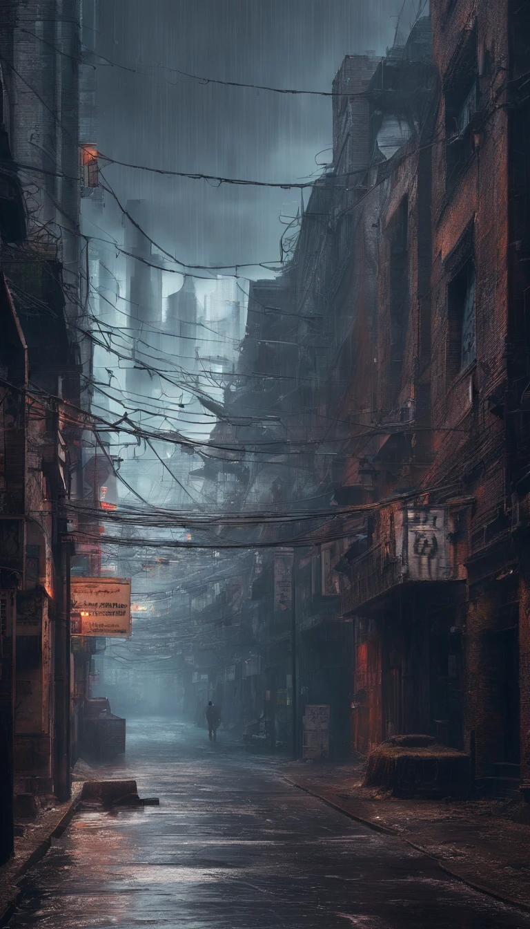 Best quality,4K,8K,A high resolution,tmasterpiece:1.2,ultra - detailed,actual,realistically:1.37,tocar,Post-apocalyptic days,cyber punk style, the city street,bustling,Under the illumination of neon lights,Gritty,dystopian,Tall structures,ae86 Truno ,futuristic building,dangerous,dark alley,heavy rain poured,heavy rain poured,Flashing street lights,illuminated signs,holographic advertisements,Reflective wet pavement,Abandoned vehicles,A smoky atmosphere,city smog,cracked concrete,wires hanging,In a bunch,rusted metal,graffiti-covered walls