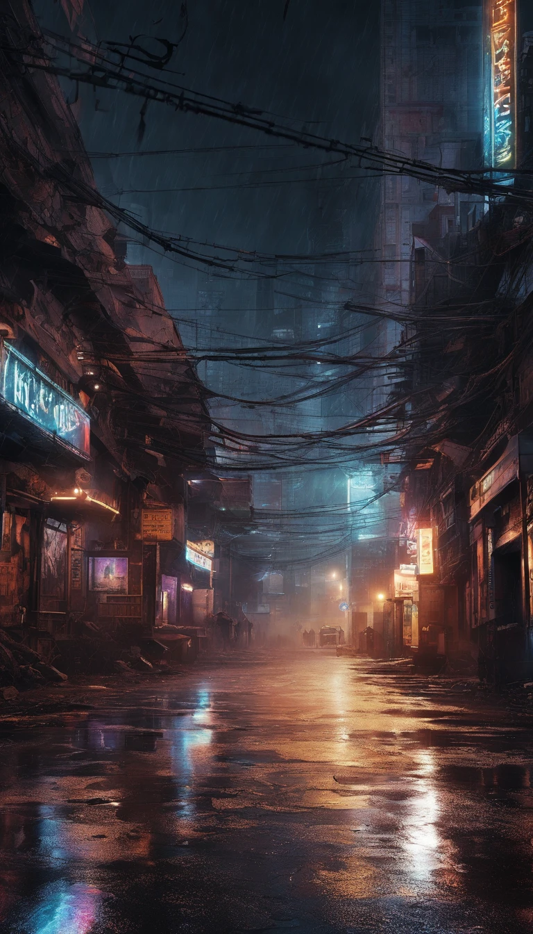 Best quality,4K,8K,A high resolution,tmasterpiece:1.2,ultra - detailed,actual,realistically:1.37,tocar,Post-apocalyptic days,cyber punk style, the city street,bustling,Under the illumination of neon lights,Gritty,dystopian,Tall structures,ae86 Truno ,futuristic building,dangerous,dark alley,heavy rain poured,heavy rain poured,Flashing street lights,illuminated signs,holographic advertisements,Reflective wet pavement,Abandoned vehicles,A smoky atmosphere,city smog,cracked concrete,wires hanging,In a bunch,rusted metal,graffiti-covered walls