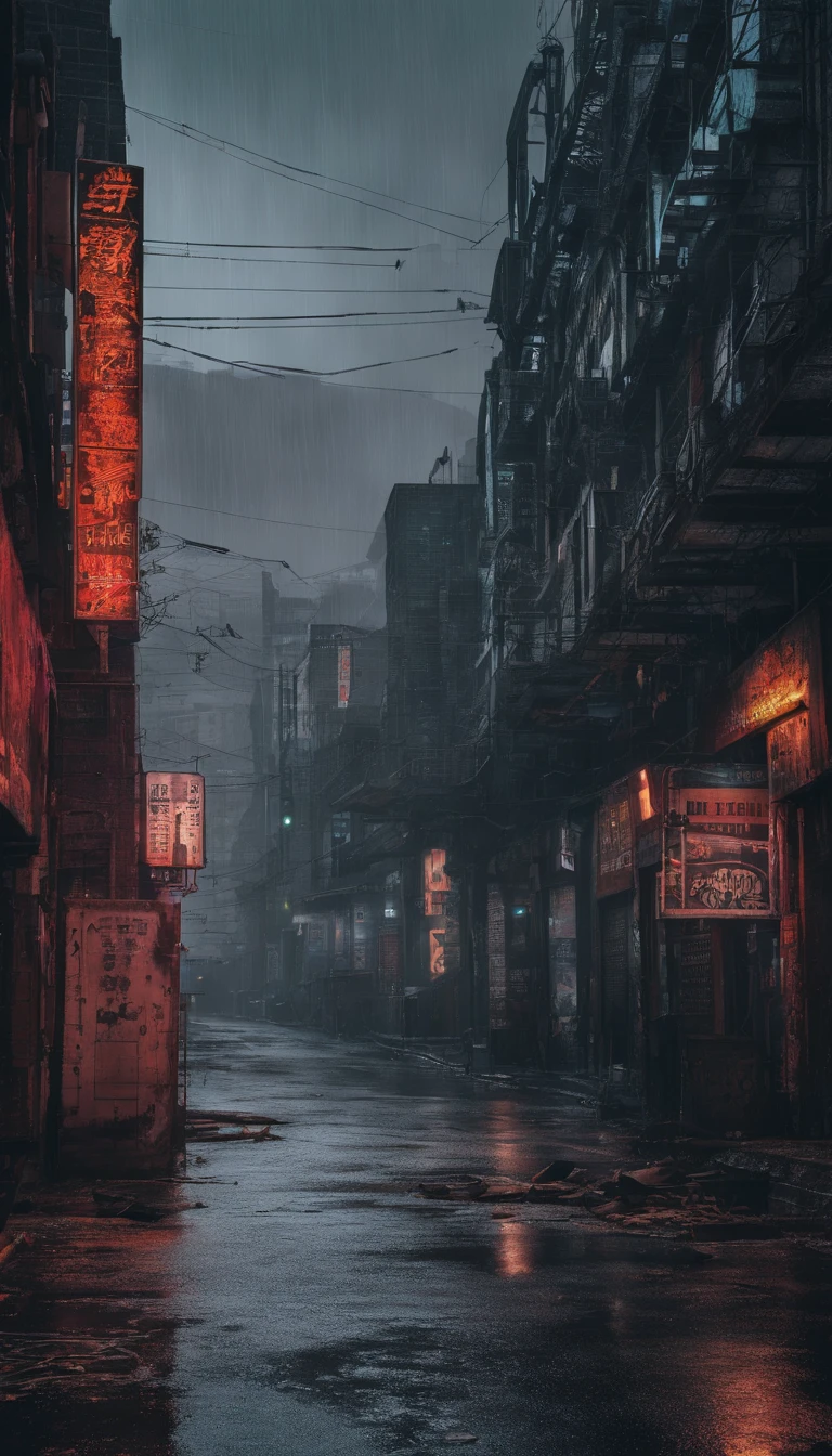 Best quality,4K,8K,A high resolution,tmasterpiece:1.2,ultra - detailed,actual,realistically:1.37,tocar,Post-apocalyptic days,cyber punk style, the city street,bustling,Under the illumination of neon lights,Gritty,dystopian,Tall structures,ae86 Truno ,futuristic building,dangerous,dark alley,heavy rain poured,heavy rain poured,Flashing street lights,illuminated signs,holographic advertisements,Reflective wet pavement,Abandoned vehicles,A smoky atmosphere,city smog,cracked concrete,wires hanging,In a bunch,rusted metal,graffiti-covered walls
