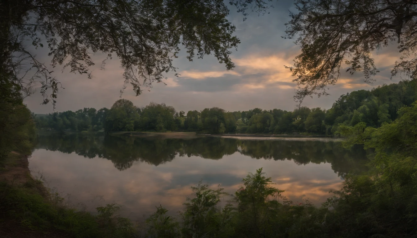 illuminations, The river becomes slow and stagnant, Loss of life, tmasterpiece, The beautiful, ultra - detailed, extremly intricate, 8k ultra high definition, Best quality,