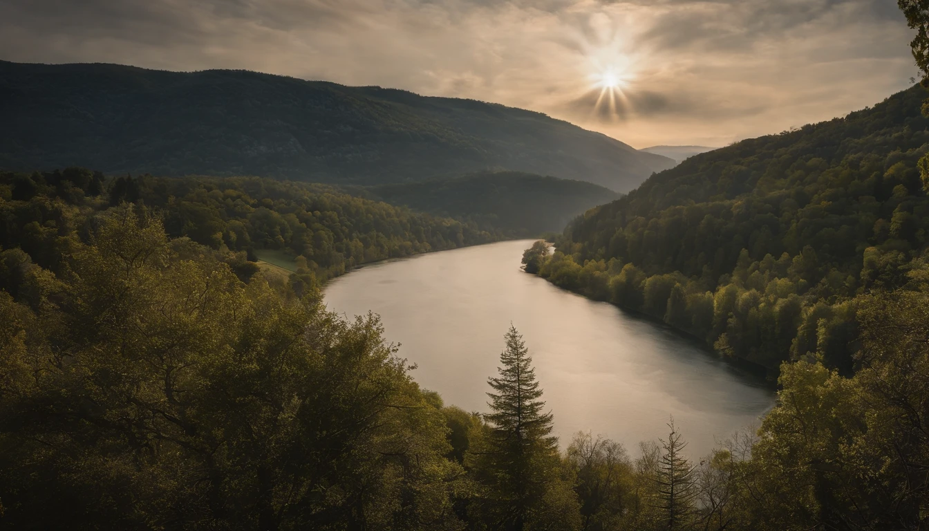 Lighting, The river becomes slow and stagnant, Loss of life, tmasterpiece, The beautiful, ultra - detailed, extremly intricate, 8k ultra high definition, Best quality at best,