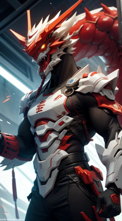 FUTURISTIC CHINESE DRAGON MAN