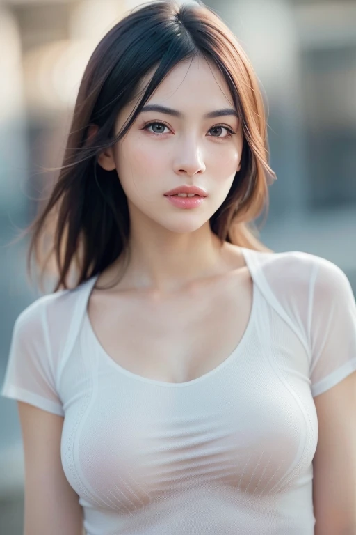 dressed, (photo realistic:1.4), (hyper realistic:1.4), (realistic:1.3),
(smoother lighting:1.05), (increase cinematic lighting quality:0.9), 32K,
1girl,20yo girl, realistic lighting, backlighting, light on face, ray trace, (brightening light:1.2), (Increase quality:1.4),
(best quality real texture skin:1.4), finely detailed eyes, finely detailed face, finely quality eyes,
(tired and sleepy and satisfied:0.0), face closeup, t-shirts,
(Increase body line mood:1.1), (Increase skin texture beauty:1.1)