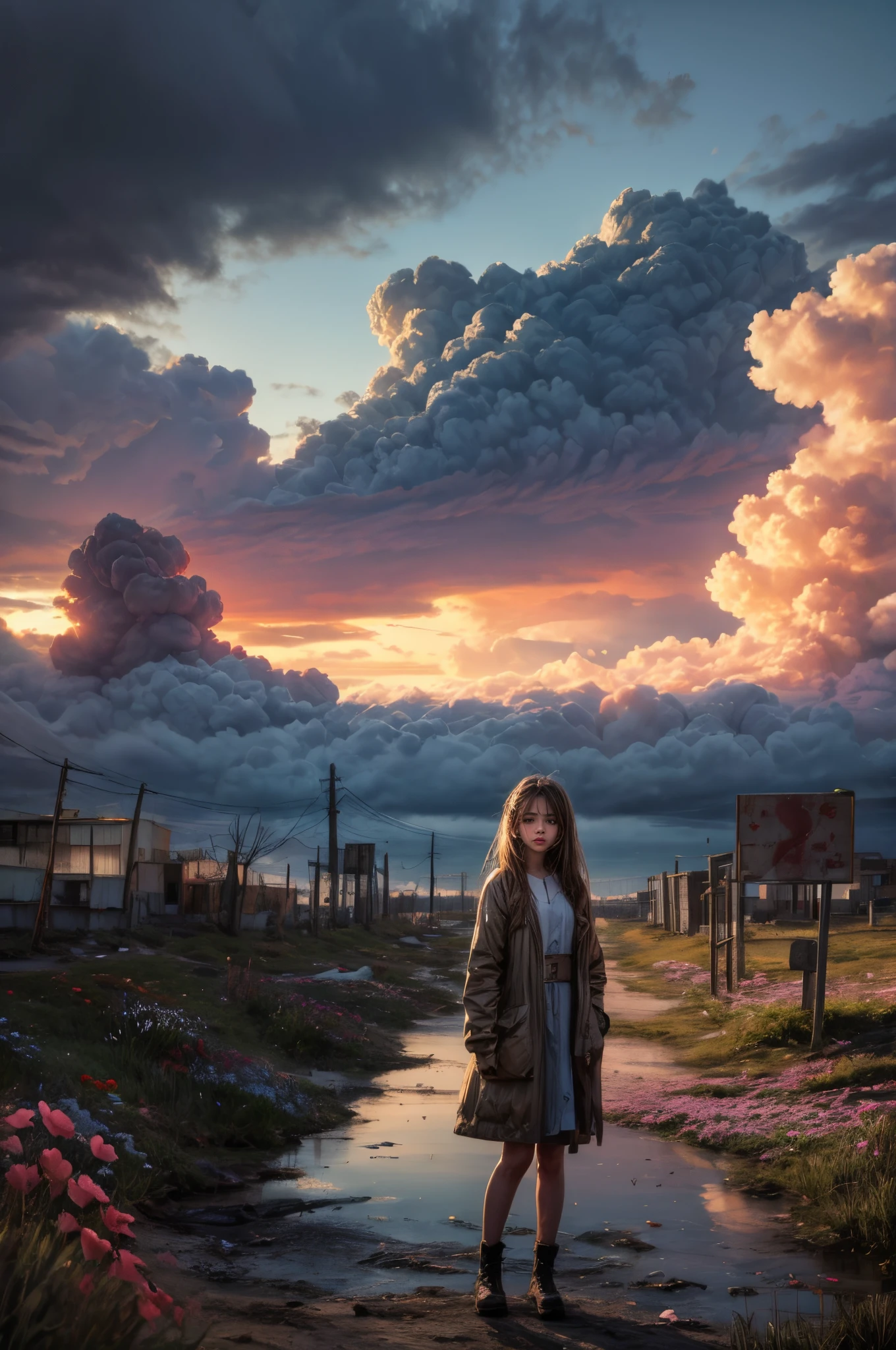 Beautyful Sad Girl's Face