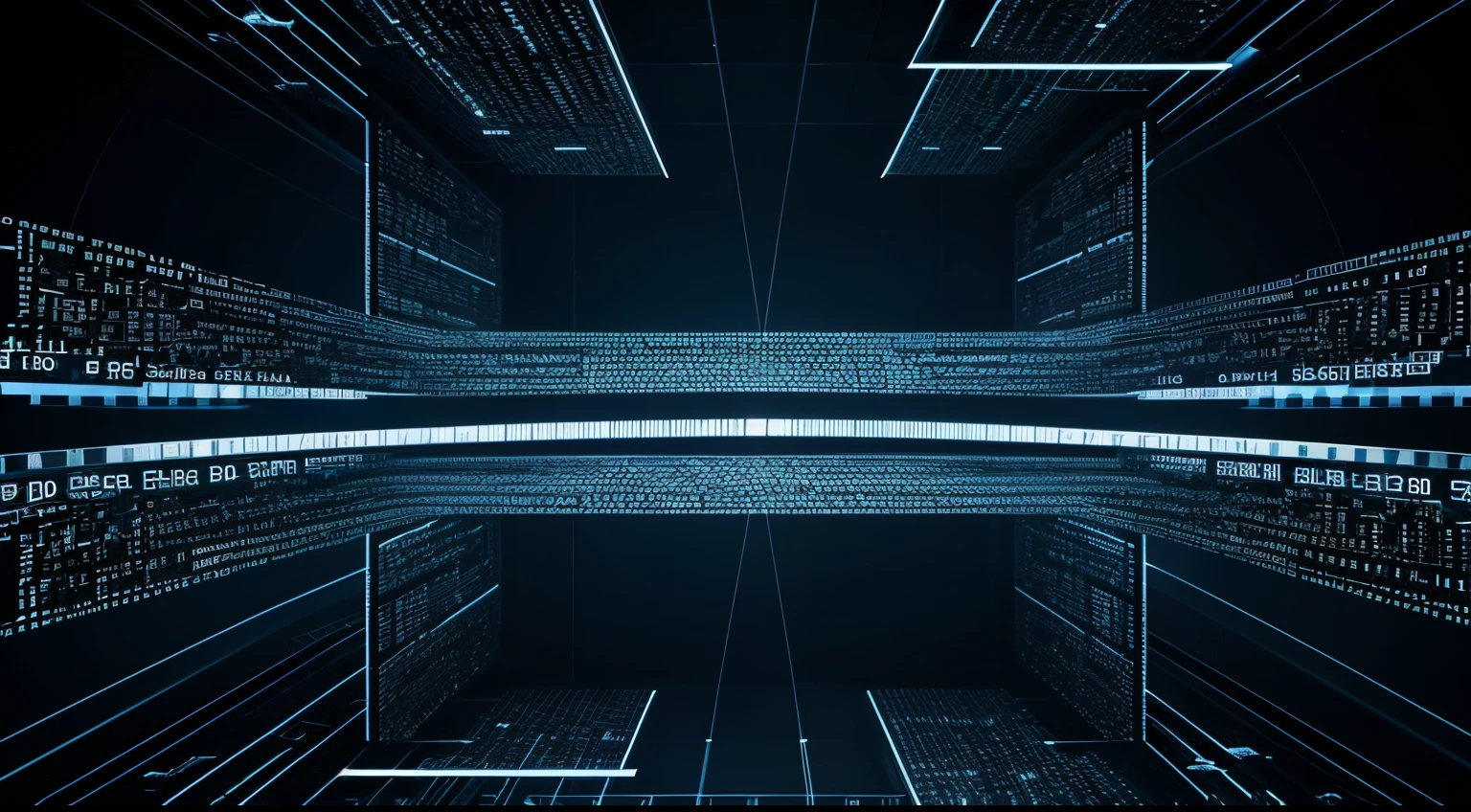 Binary Code Background, Digital Abstract technology background