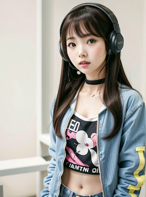 arafed asian woman with headphones and a jacket on, photo of slim girl model, anime girl in real life, attractive anime girl, gorgeous young korean woman, ulzzang, seductive anime girl, korean girl, photo of slim girl, realistic young gravure idol, perfect android girl, ig model | artgerm, beautiful girl model, anime girl