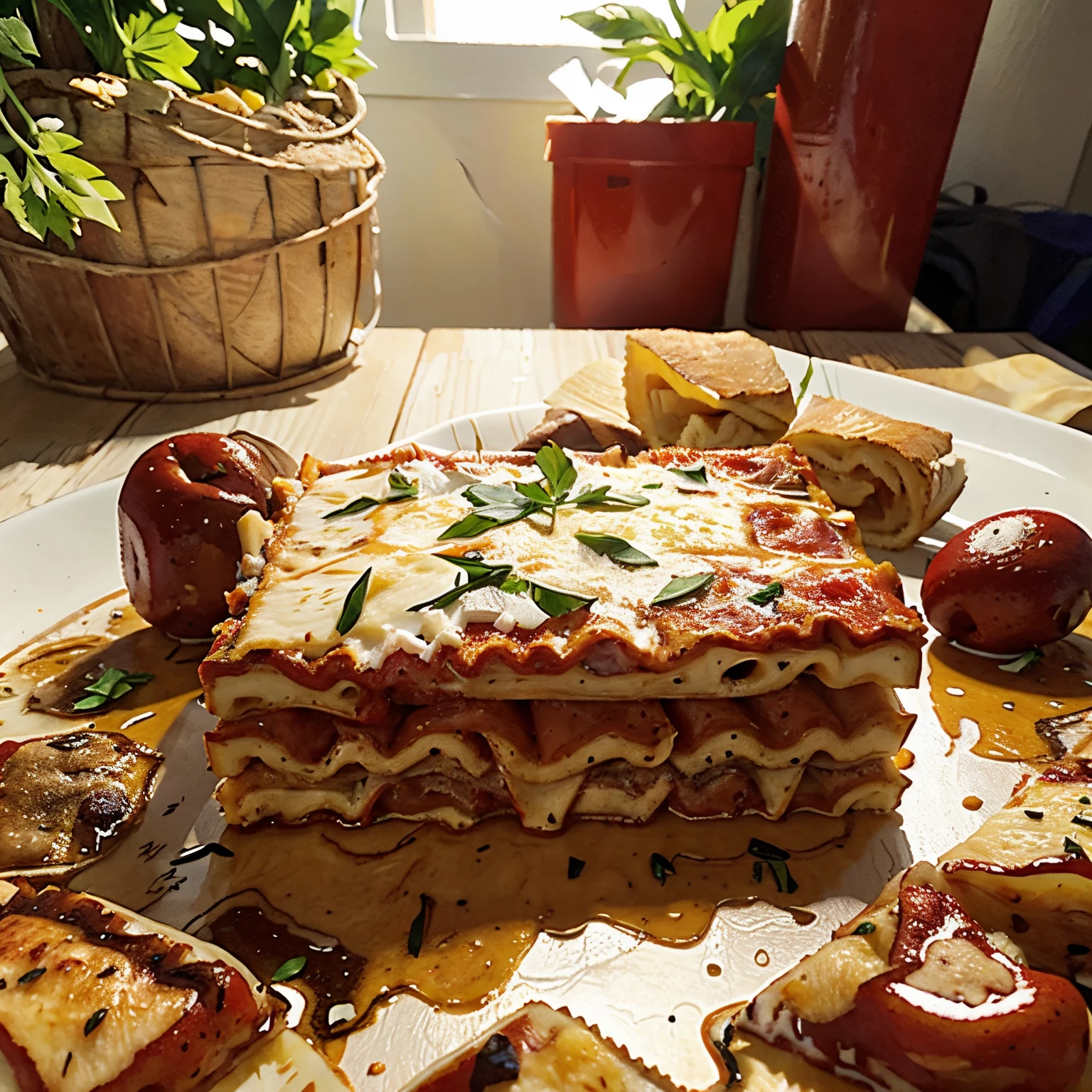 Piece of lasagna