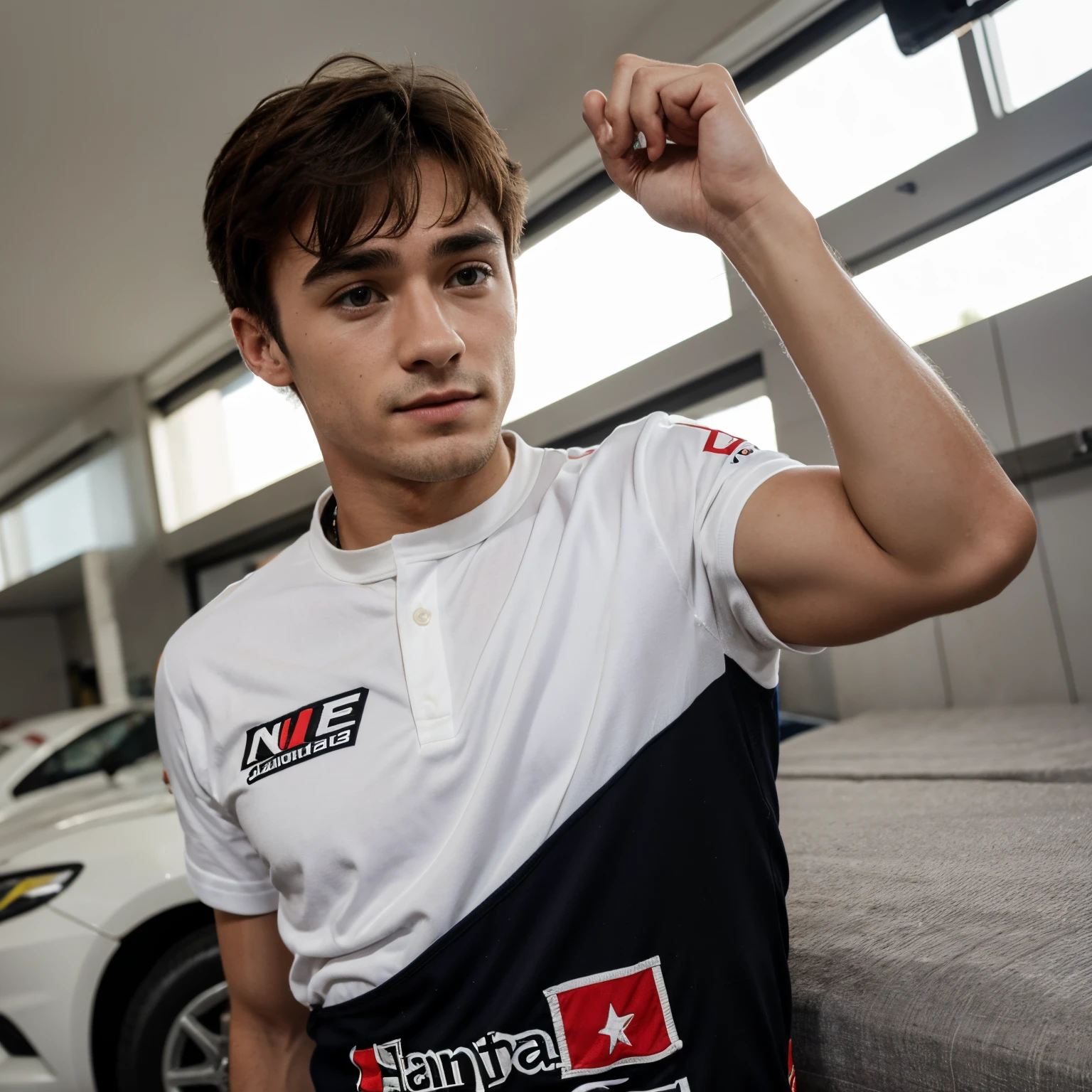 Charles leclerc sem camisola