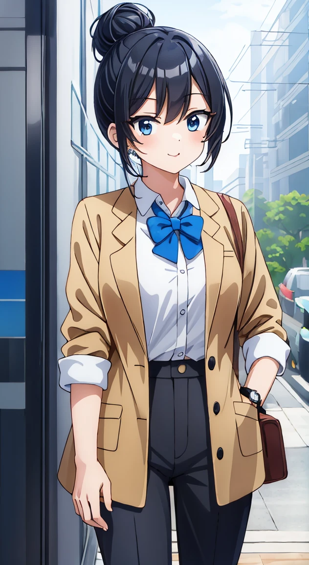 (masutepiece, Best Quality, Perfect Anatomy, High quality:1.4), absurderes, absolutely resolution, unbelievable Ridiculous, hight resolution, ultra-detailliert, Official art, Unity 8k壁纸, Kinetic typography,nice hand, Perfect hands, Detailed beautiful hands, Large_filesize, fulcolor, hight resolution, symmetric, exceptional, Best aesthetic, newest, Anime, very beautiful detailed body,The hair,faces,The eye, BREAK, 1 beautiful girl, Solo,(Cute:1.5),(Chibi:0.8), (kawaii:1.5),(Lori:0.5), BREAK, (girl, Cute, Cheerful, face, medium breasts:1.2),(Pink hair,disheveled short twin tails,tareme,Gold eyes:1.2),gleaming skin,Clear skin, cleavage of the breast,Beautiful , gleaming skin,Clear skin, Beautiful skin,( A smile:1.5),(best quality face),(Top quality glowing eyes), (The best smile,Doya face:1.45), areola peek,
BREAK is Classic English Manor Butler Elegance,
Fitted, tailored blazer in a classic neutral tone,
High-waisted trousers with a straight or wide-leg cut,
Crisp white button-up shirt for a timeless look,
Polished Oxford shoes for a refined touch,
Classic black bow tie for a nod to formal menswear,
Leather gloves and a vintage-inspired watch as accessories.
Sleek bun or low ponytail for a polished hairstyle,
Minimalistic makeup with emphasis on well-defined brows,
Subtle pearl or stud earrings for a touch of sophistication,
BREAK ,(Office, desk work, whiteboard, sofa, buildings from window,Makuhoku Computer,
(upward looking gaze :1.2) ,
Looking Up ,
From above ,depth of fields,
BREAK,wakame,wakame,wakame,(Cowboy Shot:1.4),
BREAK,(Blurry background:1.3),(absurderes, hight resolution, Super Detail Art),cel shading,Clear Color, Lonely optical effect, Beautiful pictures, Bright glow, mystic atmosphere,(Close-up of girl:1.1), Mystical light particle effect,manga influence, clean line drawings, pants fly down