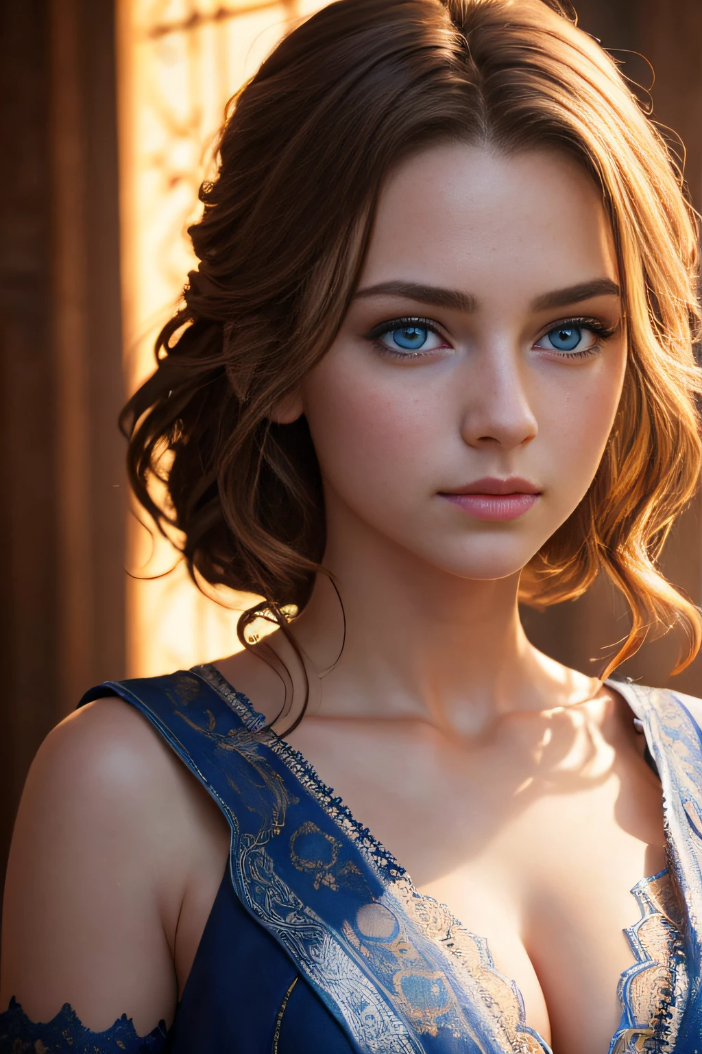 (masterpiece, best quality:1.2), detailed, intricate, 8k, HDR, cinematic lighting, sharp focus, photo, High quality, detailed, pretty, girl, blue eyes, realistic